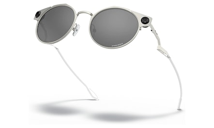 Sunglasses Oakley Deadbolt satin chrome | prizm black - 5