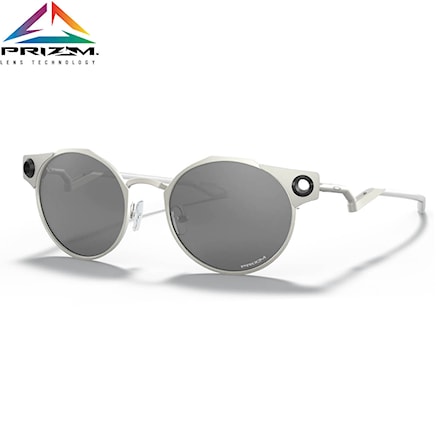 Sunglasses Oakley Deadbolt satin chrome | prizm black - 1