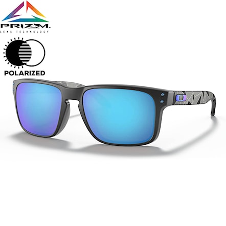 Okulary przeciwsłoneczne Oakley Holbrook matte blalck prizmatic | prizm sapphire polarized 2021 - 1