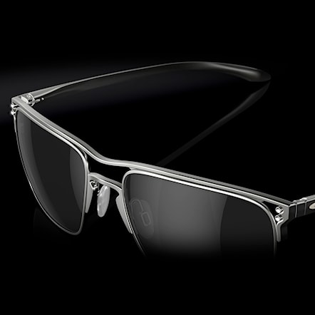 Sunglasses Oakley Holbrook satin chrome | prizm black - 4