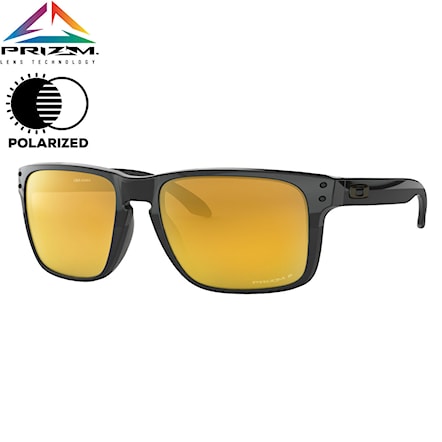 Sunglasses Oakley Holbrook XL polished black | prizm 24k polarized 2018 - 1
