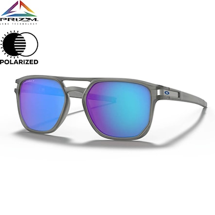 Sunglasses Oakley Latch Beta matte grey ink | prizm sapphire polar 2021 - 1