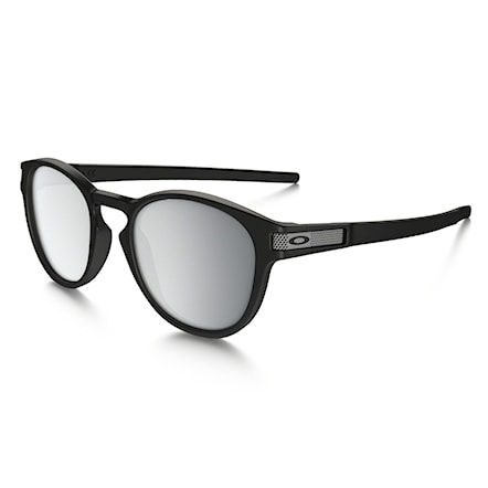 Okulary przeciwsłoneczne Oakley Latch Machinist matte black | chrome iridium 2016 - 1
