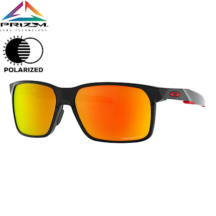 Okulary przeciwsłoneczne Oakley Portal X polished black | prizm ruby polarized 2020 - 1