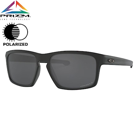 Okulary przeciwsłoneczne Oakley Sliver matte black | prizm black polarized 2019 - 1