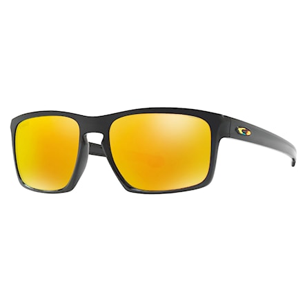 Sunglasses Oakley Sliver Valentino Rossi polished black | fire iridium 2017 - 1