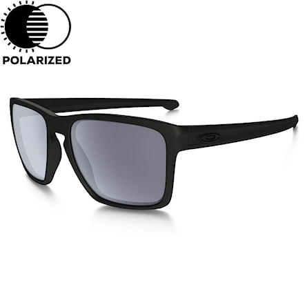Okulary przeciwsłoneczne Oakley Sliver Xl matte black | grey polarized 2016 - 1