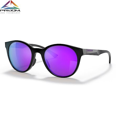 Sunglasses Oakley Spindrift polished black | prizm violet - 1