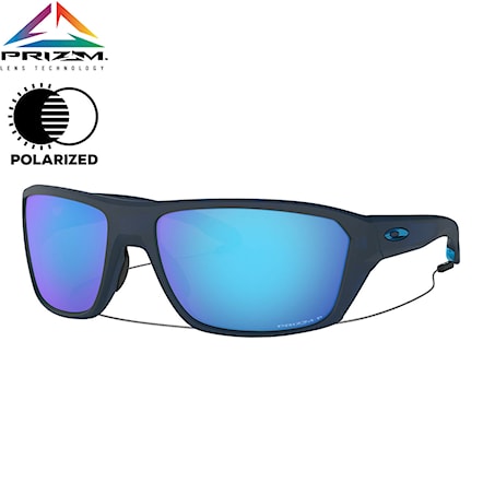 Sunglasses Oakley Split Shot matte translucent blue | prizm sapphire polarized 2018 - 1
