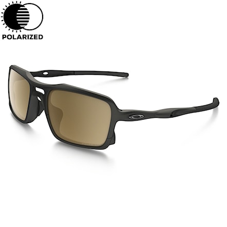 Sunglasses Oakley Triggerman matte black | tungsten iridium polarized 2017 - 1