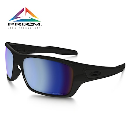 Sunglasses Oakley Turbine polished black | prizm deep h2o polarized 2016 - 1