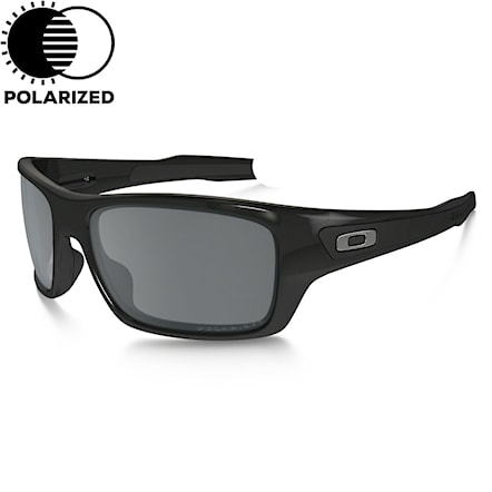 Sunglasses Oakley Turbine polished black | black iridium polarized 2016 - 1