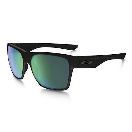 Okulary przeciwsłoneczne Oakley Two Face Xl matte black | jade iridium 2016 - 1