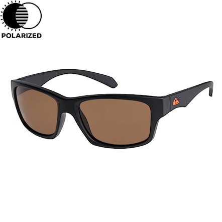 Sunglasses Quiksilver Off Road matte black | polarized brown 2018 - 1