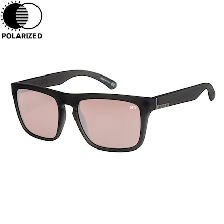 Sunglasses Quiksilver The Ferris rubberized crystal smoke | pink hd polarized silver 2018 - 1