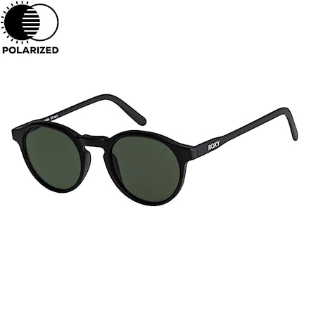 Okulary przeciwsłoneczne Roxy Moanna Polarized matte black | polarized green 2019 - 1