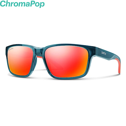 Okulary przeciwsłoneczne Smith Basecamp crystal mediterranean | chromapop red mirror 2019 - 1