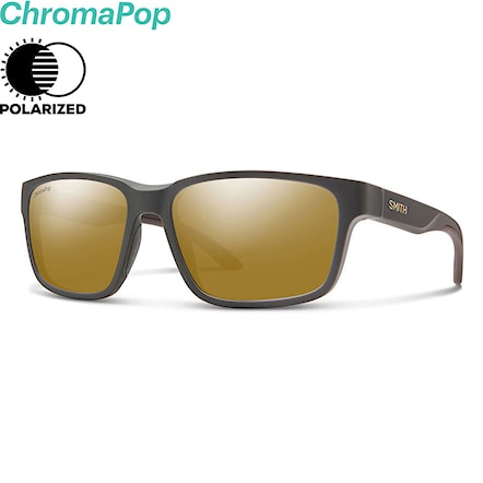 Slnečné okuliare Smith Basecamp matte gravy | chromapop polarized bronze mirror 2019 - 1