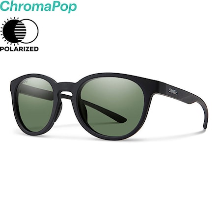 Okulary przeciwsłoneczne Smith Eastbank matte black | chromapop polarized grey green 2019 - 1
