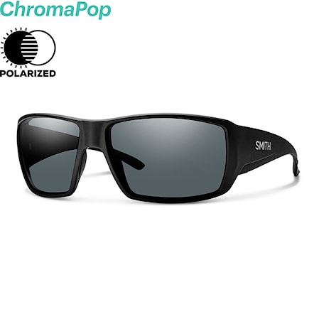 Sunglasses Smith Guide Choice matte black | (chromapop polar grey) 2020 - 1