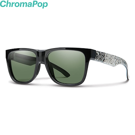 Sunglasses Smith Lowdown 2 black canvas splatter | chromapop grey green 2018 - 1