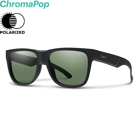 Sunglasses Smith Lowdown 2 matte black | chromapop polarized grey green 2019 - 1