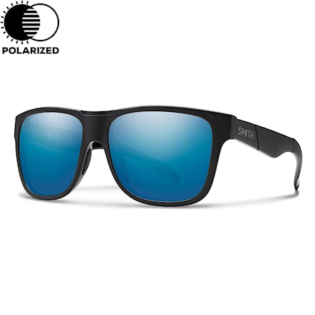 Okulary przeciwsłoneczne Smith Lowdown XL matte black | chromapop polarized blue mirror 2018 - 1