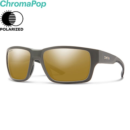 Sunglasses Smith Outback matte gravy | chromapop polarized bronze mirror 2019 - 1