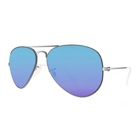 Sunglasses Vans Henderson Shades II true blue/sil | Snowboard Zezula
