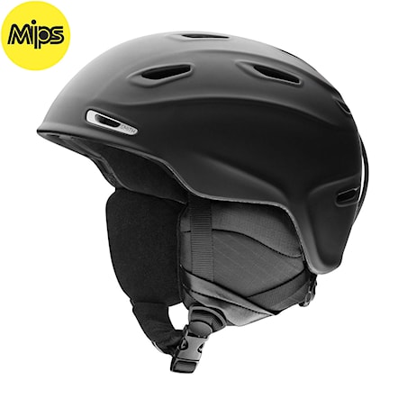 Snowboard Helmet Smith Aspect Mips matte black 2022 - 1