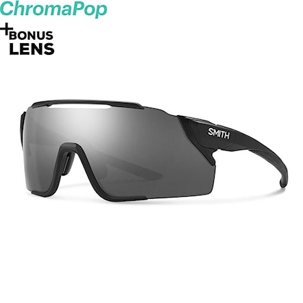 Bike Sunglasses and Goggles Smith Attack Mag Mtb matte black | chromapop grey mirror 2021 - 1