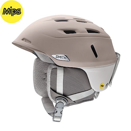 Snowboard Helmet Smith Compass Mips matt tusk vapor 2020 - 1