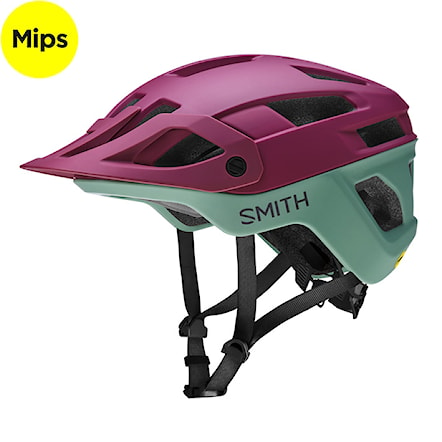 Bike Helmet Smith Engage Mips matte merlot aloe 2022 - 1