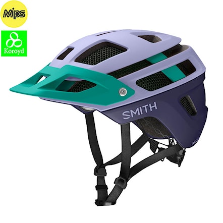 Kask rowerowy Smith Forefront 2 Mips matte iris/indigo/jade 2021 - 1