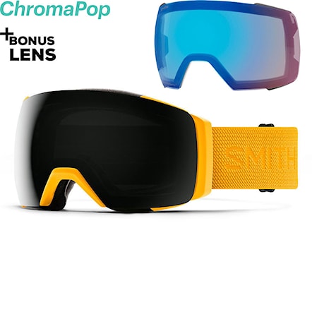 Snowboard Goggles Smith I/O Mag XL hornet flood | cp sun black+cp storm rose flash 2020 - 1
