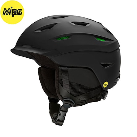 Snowboard Helmet Smith Level Mips matte black 2020 - 1