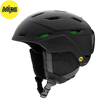 Snowboard Helmet Smith Mission Mips matte black 2020 - 1