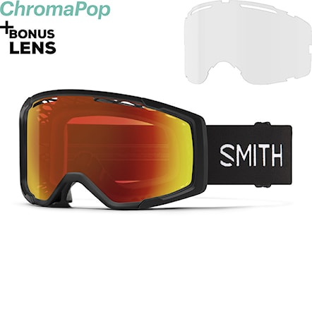 Bike Sunglasses and Goggles Smith Rhythm MTB black | chromapop everyday red mir+clear 2024 - 1