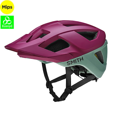 Bike Helmet Smith Session Mips matte merlot/aloe 2022 - 1