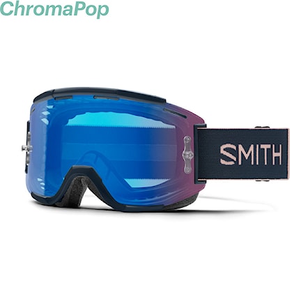 Bike Sunglasses and Goggles Smith Squad MTB french navy rock salt | cp contrast rose flash 2022 - 1