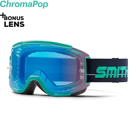 Bike Sunglasses and Goggles Smith Squad MTB jade indigo | chromapop contrast rose flash 2021 - 1