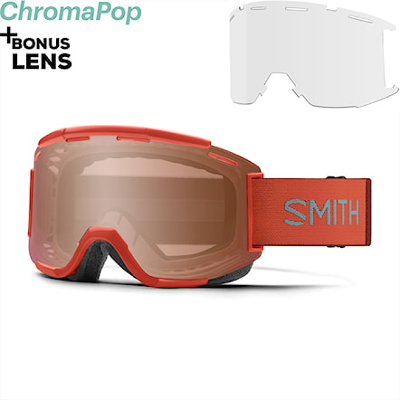 Bike Sunglasses and Goggles Smith Squad MTB poppy/terra | cp contrast rose flash+clear 2023 - 1