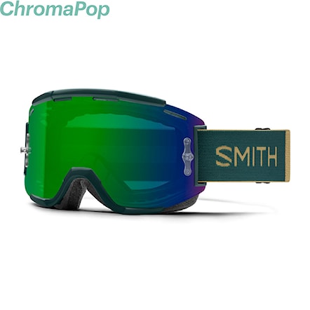 Bike Sunglasses and Goggles Smith Squad MTB spruce safari | cp everyday green mirror 2022 - 1