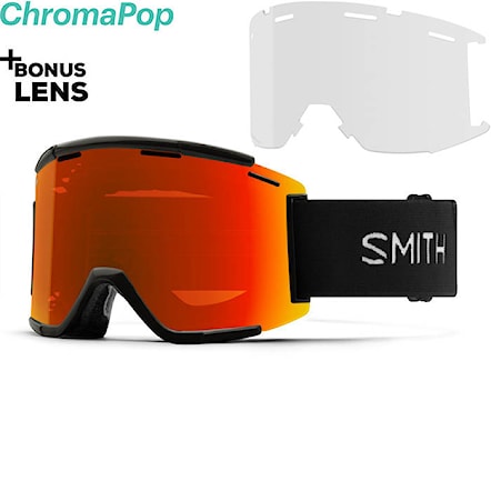 Bike Sunglasses and Goggles Smith Squad MTB XL black | chromapop everyday red mir+clear 2024 - 1