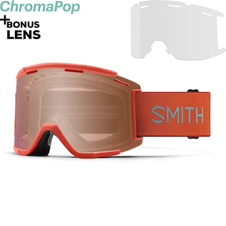 Okulary rowerowe Smith Squad Mtb Xl poppy/terra | chromapop contrast rose flash+clear 2023 - 1