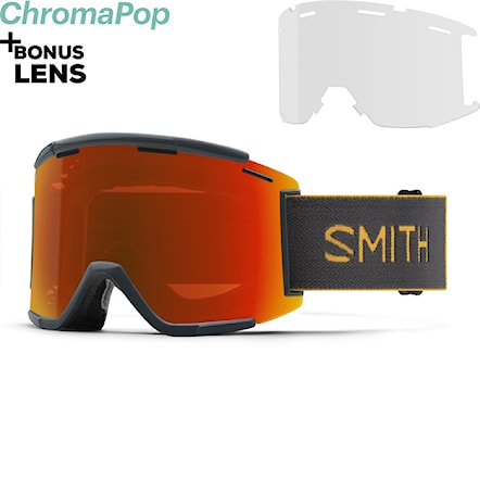 Bike Sunglasses and Goggles Smith Squad MTB XL slate/fool's gold | chromapop everyday red mir+clear 2023 - 1