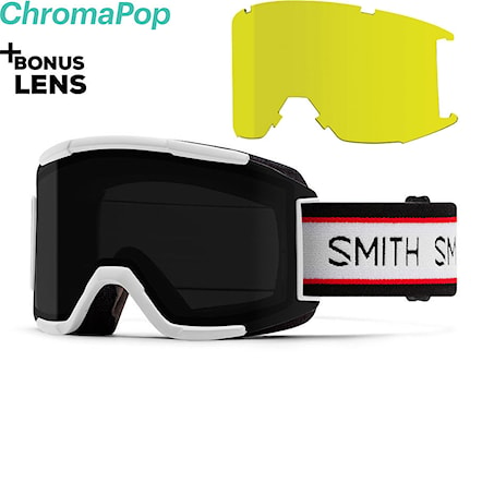 Snowboard Goggles Smith Squad repeat | cp sun black+yellow 2020 - 1