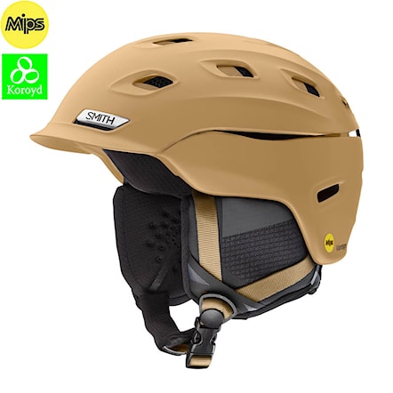 Snowboard Helmet Smith Vantage M Mips matte safari 2021 - 1