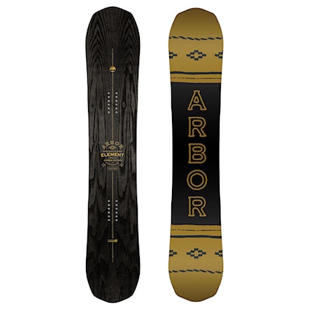 Snowboard Arbor Element Black Camber 2019 - 1