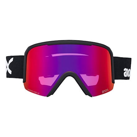 Snowboard Goggles Anon Nesa S black | perceive sunny red+p.cloudy burst 2026 - 2